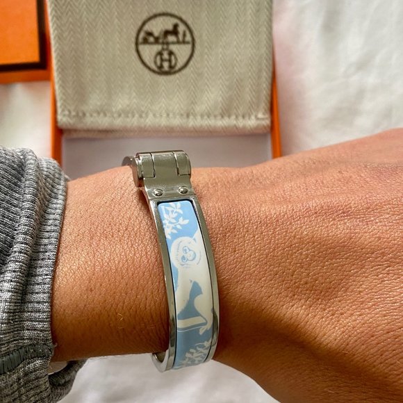 Hermès Printed Enamel Bracelet - Picture 4 of 8